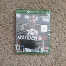 Xbox One Brand New Madden 18. Sealed. Obo