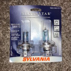SYLVANIA 9003 (also fits H4) SilverStar High Performance Halogen Headlight Bulb, (Contains 2 Bulbs) Thumbnail