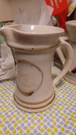 Handmade Stoneware Ceramic Pitcher