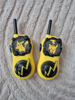 Pokémon walkie talkies