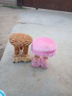 Tiger chair and ballerina chair