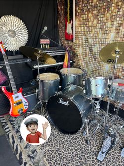 🔥 NEW Pearl Drum Set COMPLETE DRUMS!