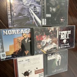 Rap CD bundle lot Eminem slim shady Noreaga NWA Nas life is good DPG