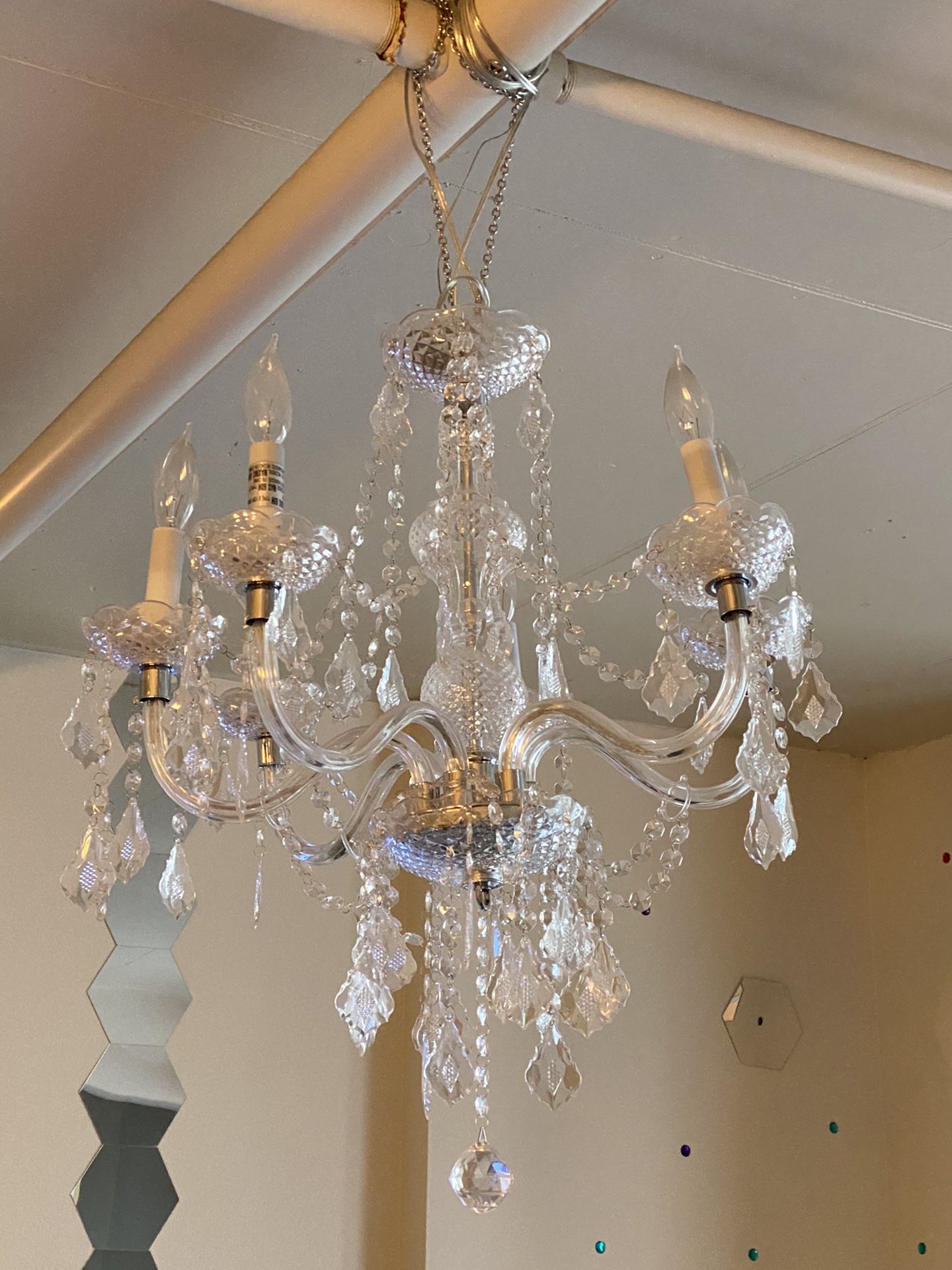 Acrylic chandelier