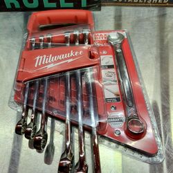 Milwaukee 7pc SAE Combination Wrench Set