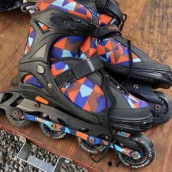 Kids Roller Blades / Skates Adjustable Size 