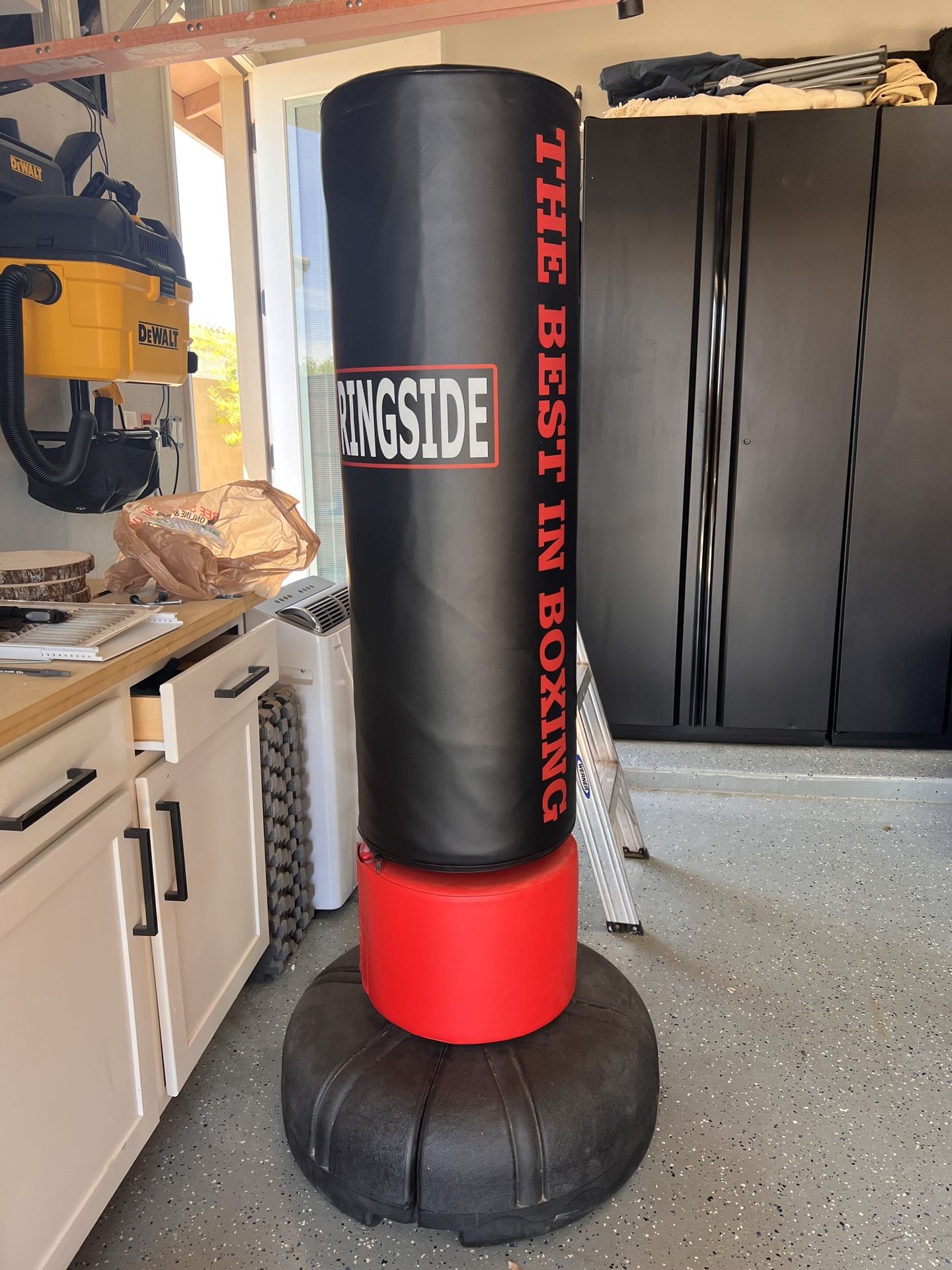 Ringside Freestanding Boxing Punching Heavy Bag Black