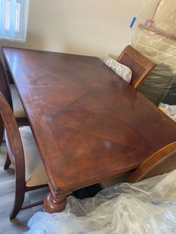 Free dining table with 4 chairs