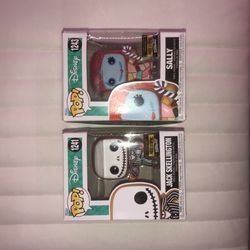 Nightmare Before Christmas Pops Sally And Jack Skellington