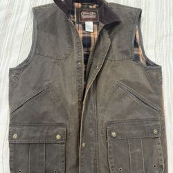 Men’s Leather Vest - Size XL 