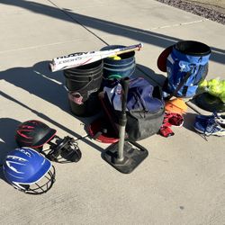 Fastpitch Softball Ghost Bat, Cleats, Bruce Bolt Glove And More. 