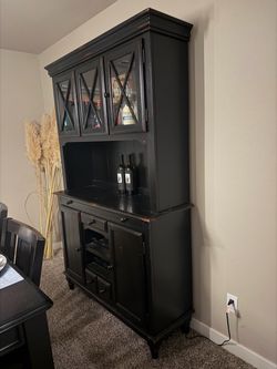 Table and hutch