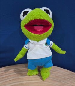 Disney Store Muppet Babies KERMIT the Frog 12" Plush