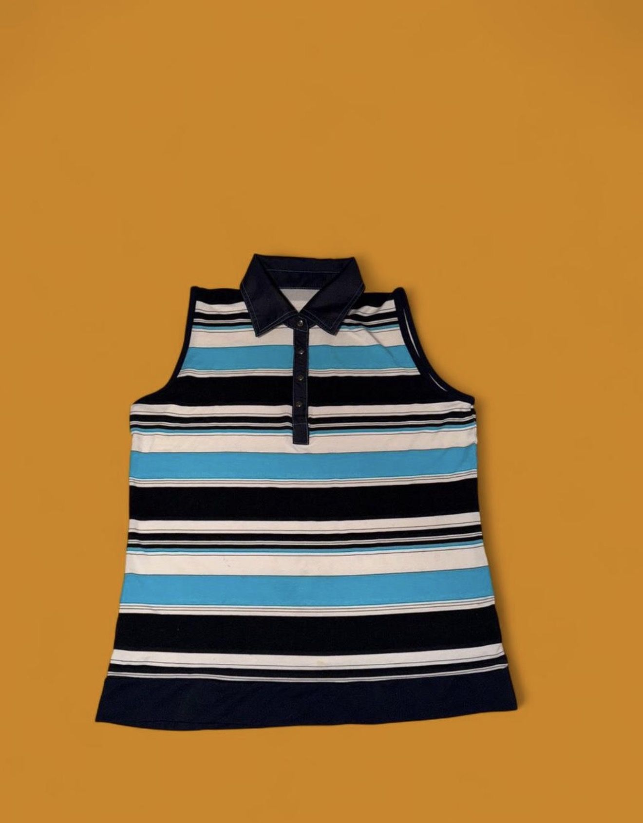 Vintage Striped Polo Shirt