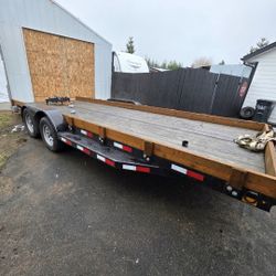2020 Eagle Flatbed Trailer 20x7 7k