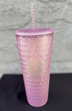 Starbucks 2024 Matte Light Pink Soft Touch Chain Link Venti & Grande Tumbler  SET NWTNo Offers Pls for Sale in Los Angeles, CA - OfferUp