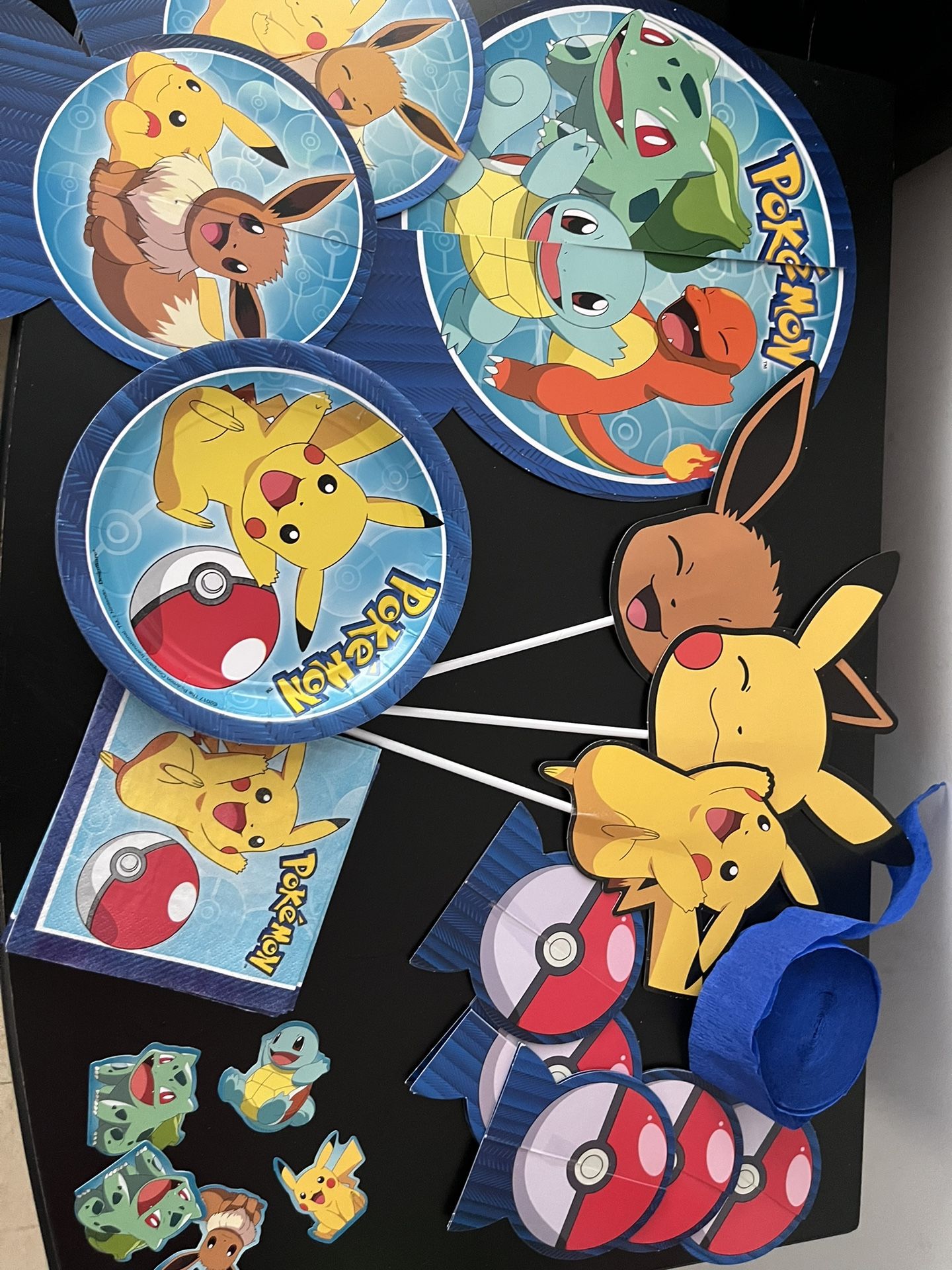 Pokémon Kids Party Decor Supplies
