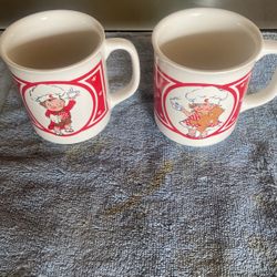1990  Set Off 4 Mugs Campbell Kids 