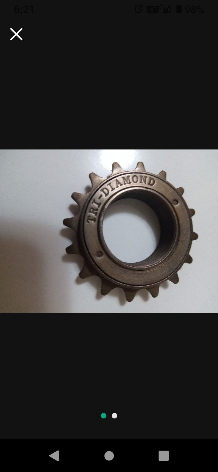 Bicycle Freewheel/Sprocket 16Teeth 1/8" X 1/2" New!