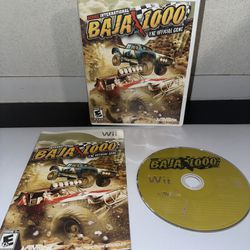 Score International Baja 1000 (Nintendo Wii, 2008) Complete 