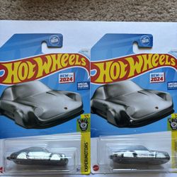 Hot Wheels Porsche 911 Carrera Experimotors Clip Rod Keychain Lot Of 2 Silver