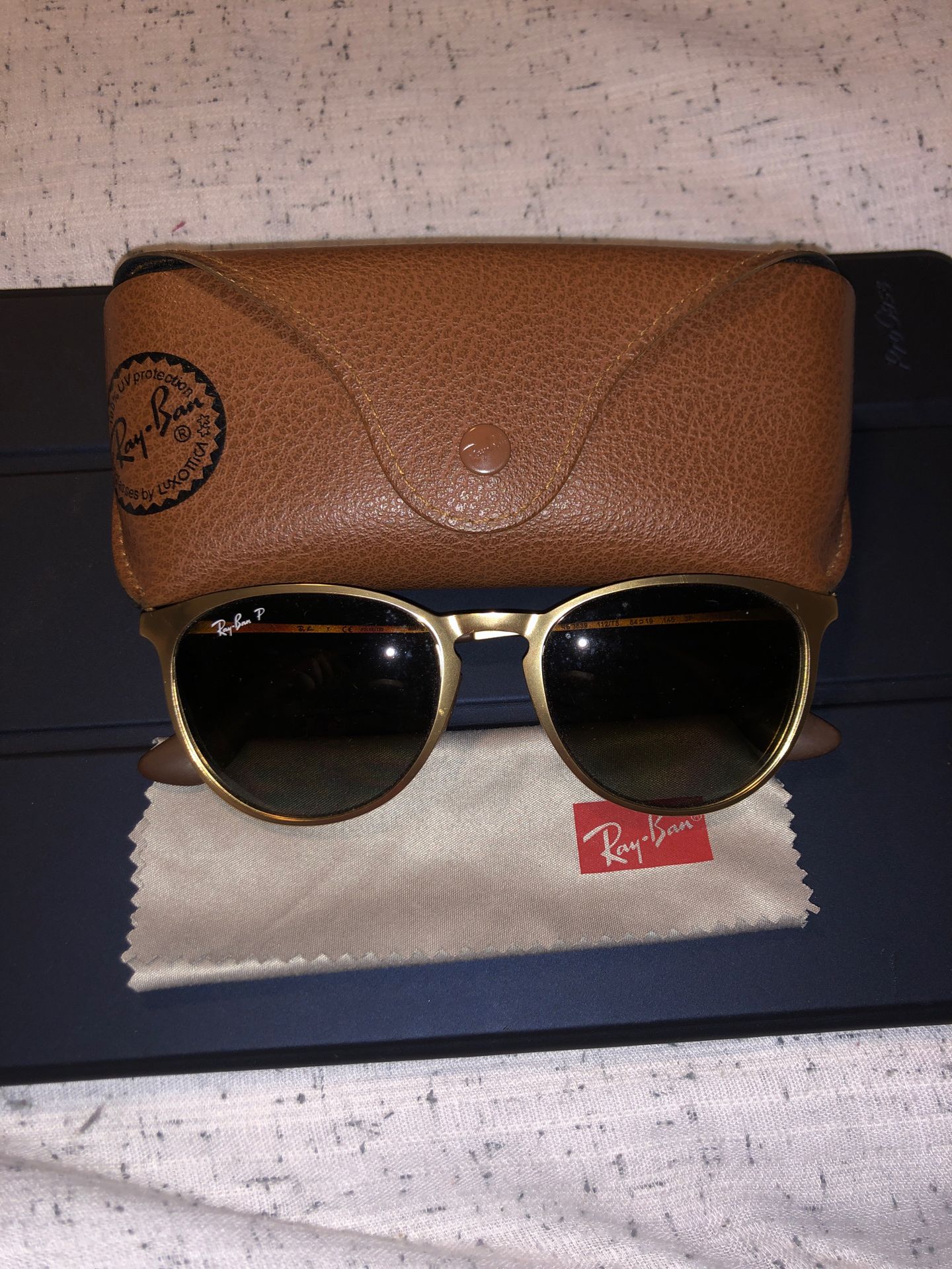 Erika Sunglasses Ray Ban Erika Metal Gold Ray Ban ERIKA METAL Gold - Main Image