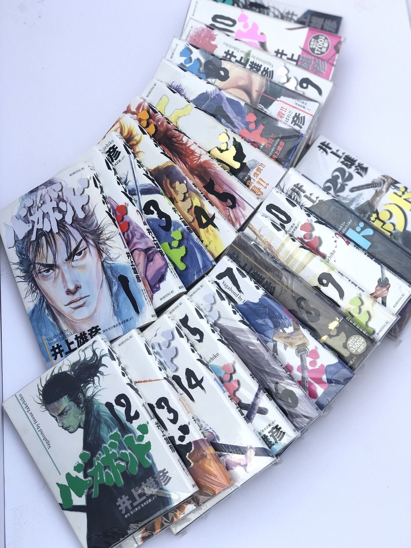 Vagabond set 1-22 by inoue takehiko (Japanese Not English)