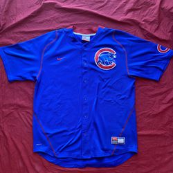 Men's Chicago Cubs Jersey Nike Size XL Blue