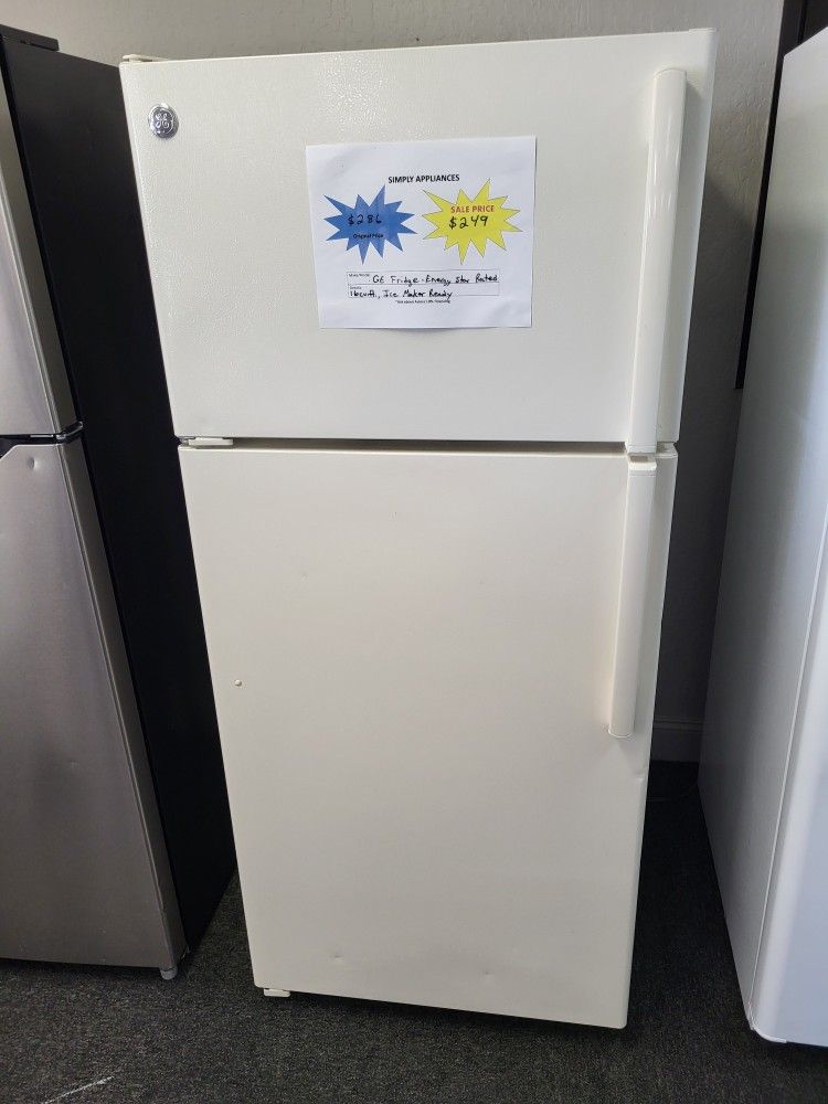 🎃Wicked Good Sales! GE 16cu.ft Fridge-Warranty Included 