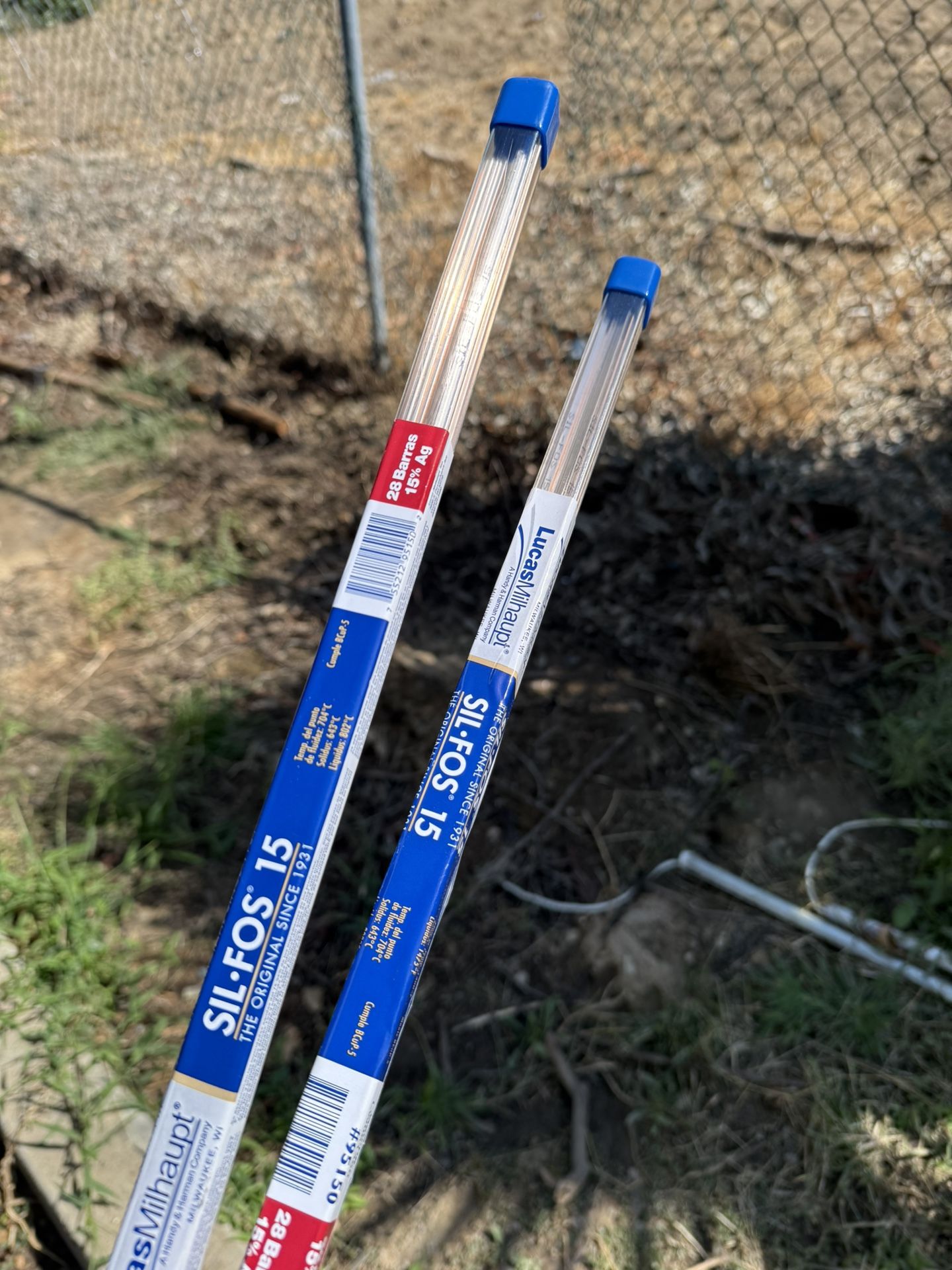 Brazing Rods Sil fos 15% $60 Each Pack
