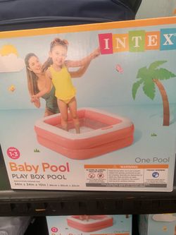 Intex baby pool 34” x 34” x 10”