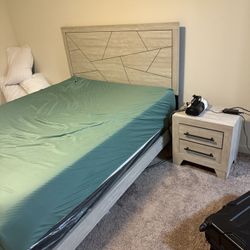 Barely Used Queen Bed Set For Sale 