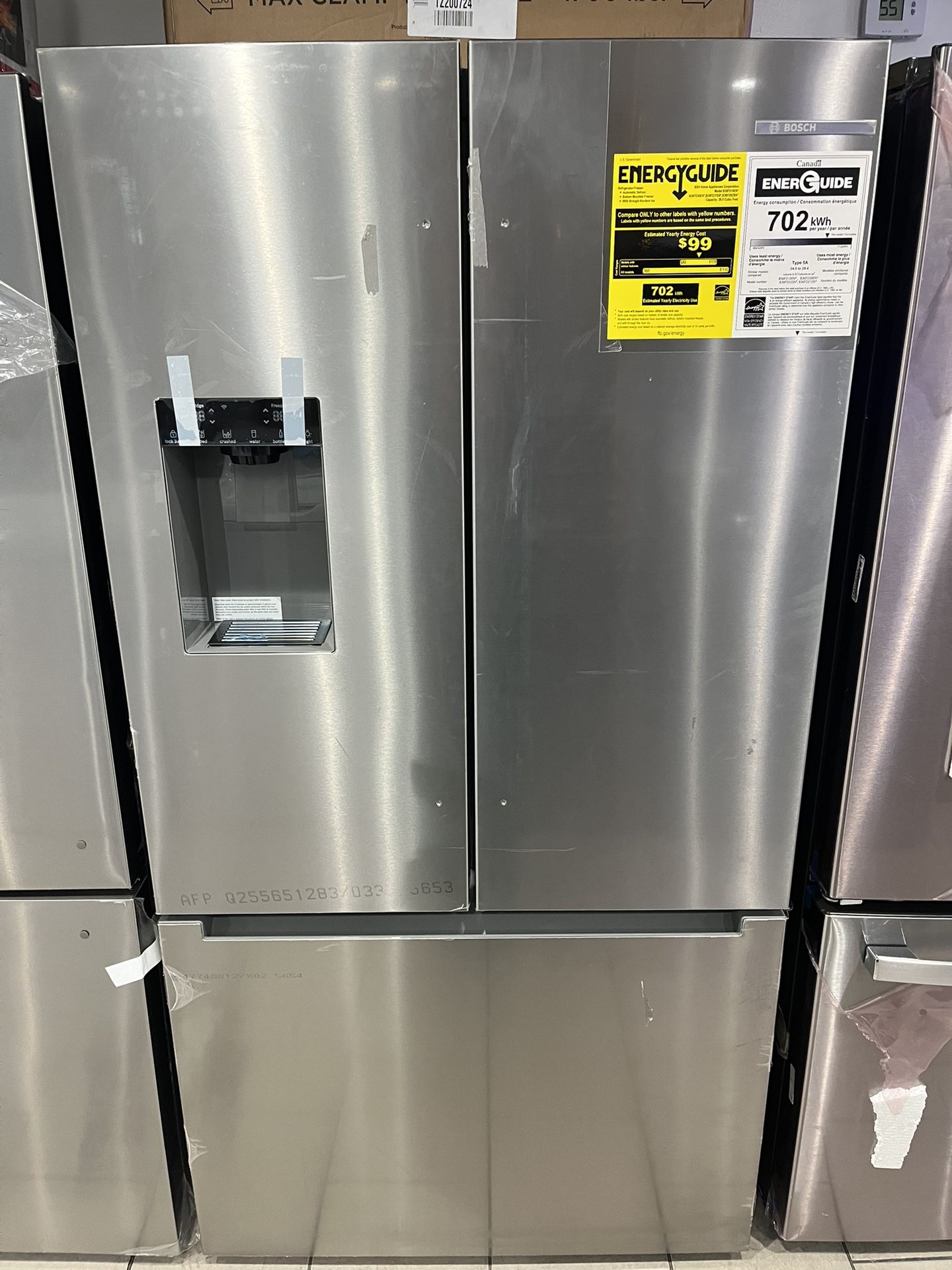 Bosch Refrigerator French Door In Stainless