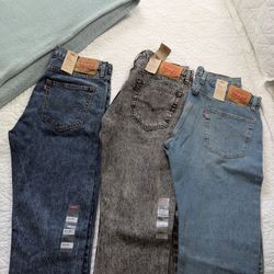Levis 502 and 512 Jeans 34x34