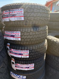Vendo 225/65/ar17 nuevas las 4 llantas nuevas American Alterrain por $430