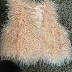 Faux Fur Vest For Girls 