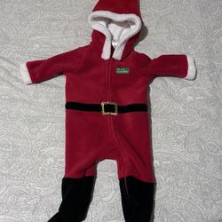 Baby Santa Outfit 3/6 Months