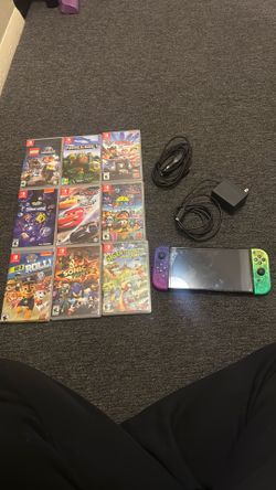 Nintendo switch with games