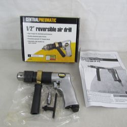 Central Pneumatic 1/2" Reversible Air Drill 98896 New

