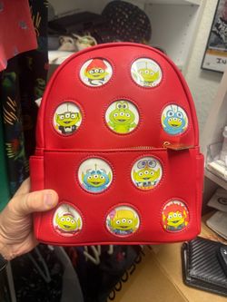 Loungefly Disney Pixar Toy Story Alien Remix Mini Backpack – 2020 Summer Convention Exclusive