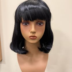 Synthetic Hair Wig Short Black #517