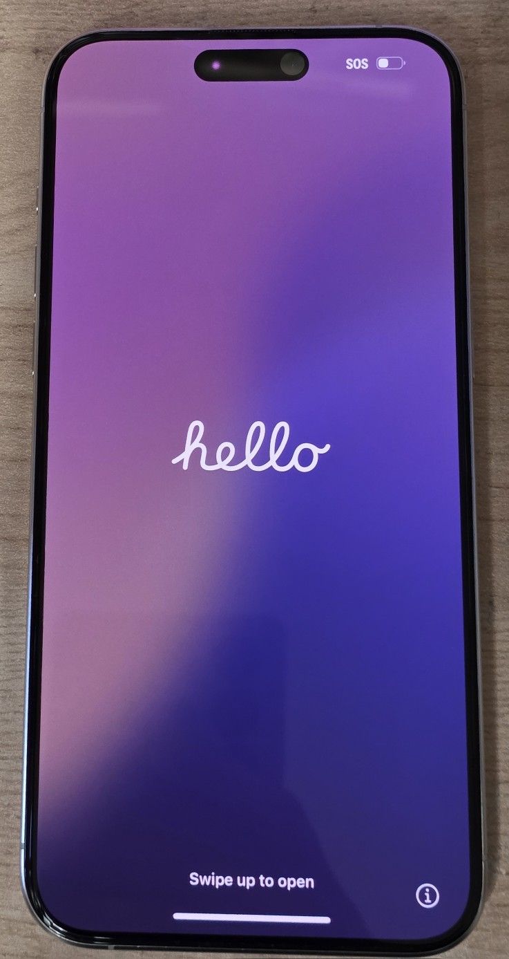 Apple iPhone 15 Pro Max White 256GB ATT Clean IMEI and No iCloud Lock