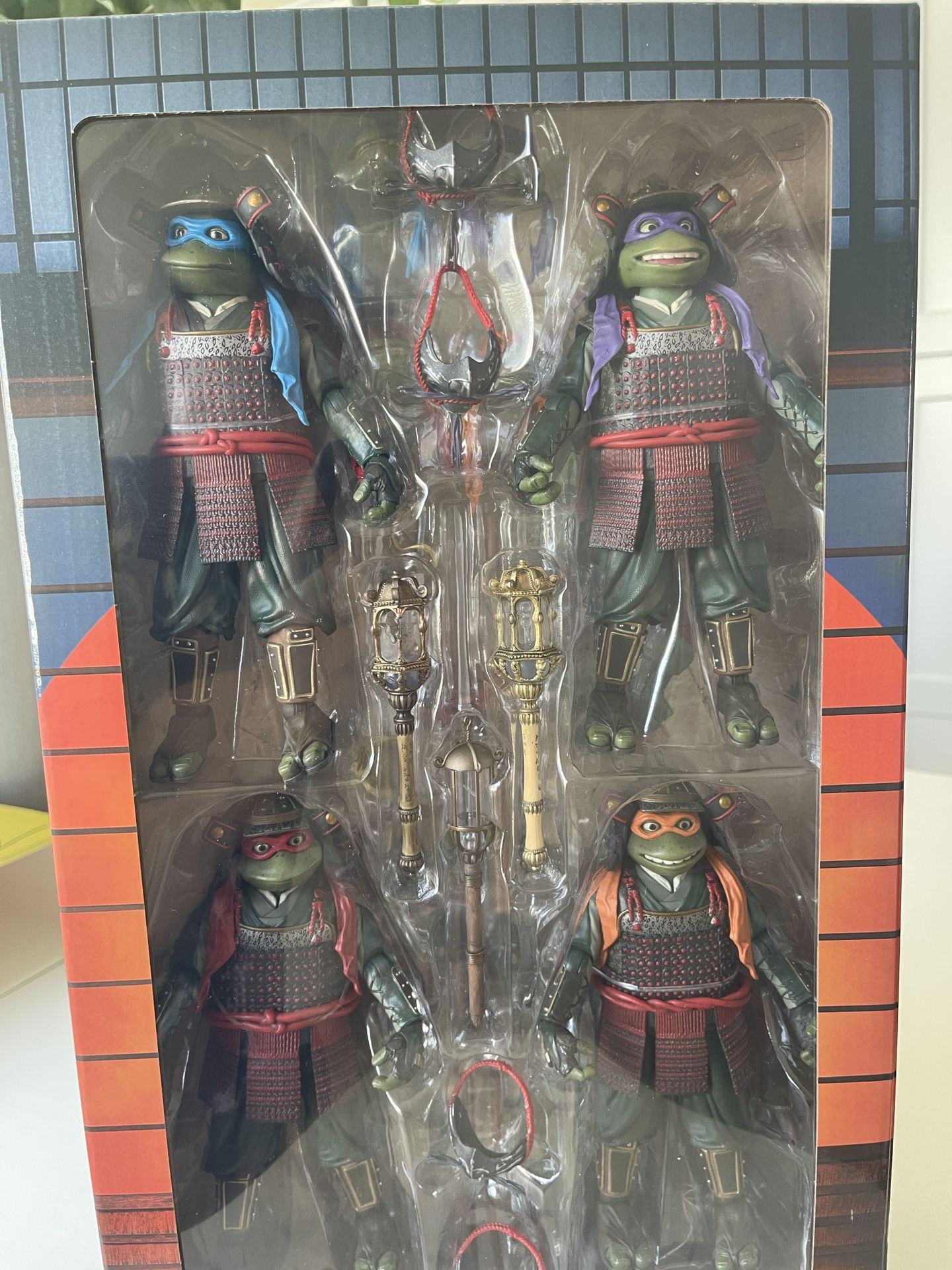 NECA SIGNED Teenage Mutant Ninja Turtles 4Pack Signed By KEVIN EASTMAN