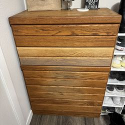 Wood dresser 