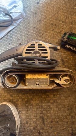 Craftsman 3 belt sander works