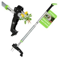 Weed Puller Tool - Weeder Tool Stand Up Heavy Duty Weeding Tools Gardening, Weed Remover Tool, Dandelion Weed Puller Tool with Long Handle, Detachable