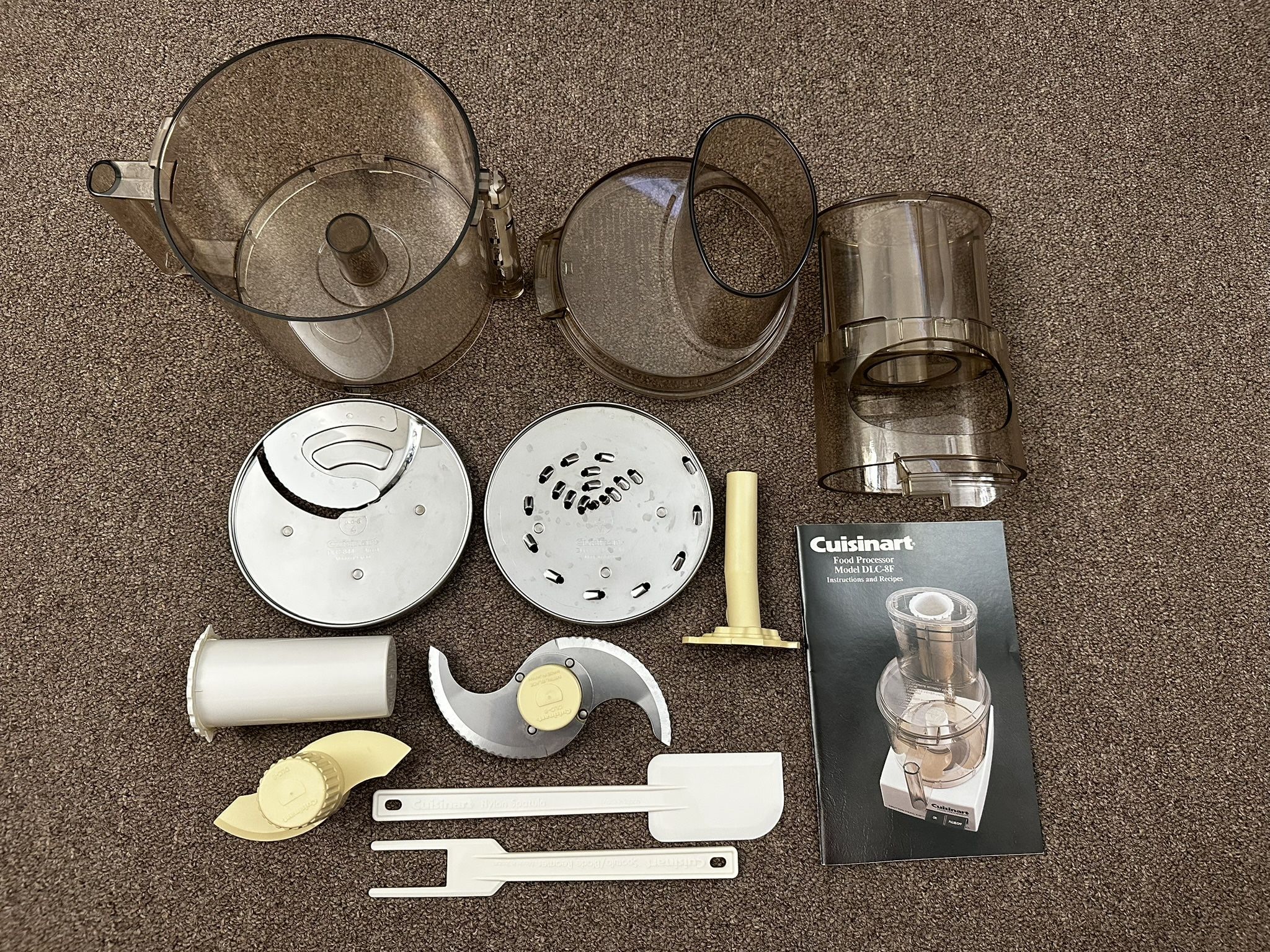  Cuisinart DLC-8F Accessories - Complete Set
