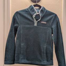 Columbia Fleece Pull Over Green Youth M 
