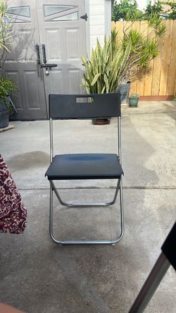 Plastic folding chairs
