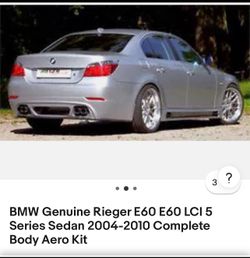 E60 BMW Rieger Body Kit New